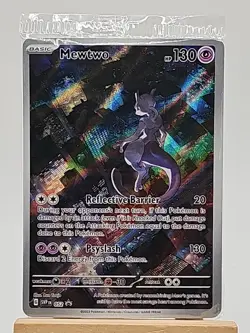 Pokemon 151 Mewtwo 052 Scarlet & Violet UPC Black Star Promo Card Holo Sealed - Image 1