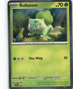Bulbasaur - (Cosmos Holo) Promo SV: Scarlet & Violet Promo Cards 046 NM Pokemon - Image 1