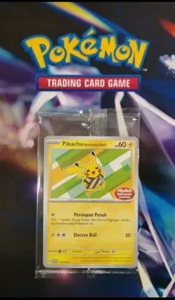 Pokemon Card Pikachu T Shirt Batik Mint Sealed X 3 Exclusive Promo 101sv P - Image 2