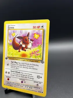 Pokemon TCG Eevee Jungle 51/64 Regular Common 1st Edition Card - Image 3