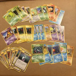 Lot of 53 Japanese Pokemon cards Base set NM/LP/MP - Image 1