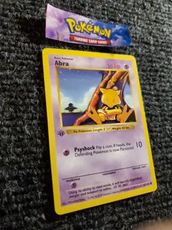Abra - 43/102 - Pokemon Base Set Shadowless 1st Edition Card WOTC NM+ - Image 3