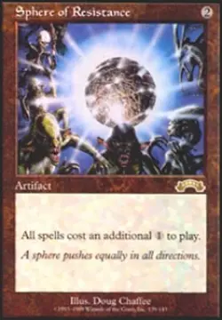 1 x Sphere of Resistance - Exodus - Light Play - MTG - Image 1