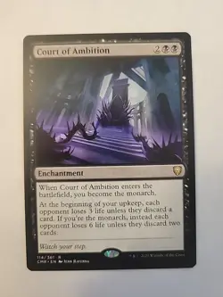 MTG - Court of Ambition - CMR - Regular Rare - Image 3