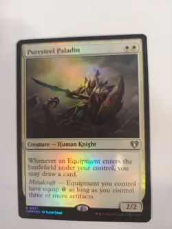 Puresteel Paladin Commander Masters Foil - Image 1