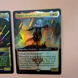 2x Foil Nahiri, Forged in Fury Showcase & Extended March Aftermath MTG NM - Image 2