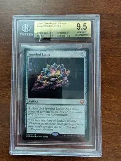 MTG Magic The Gathering Commander Legends Jeweled Lotus BGS Graded 9.5 Mythic - Image 1