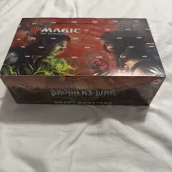 MTG The Brothers War Draft Booster Box Sealed New Magic the Gathering - Image 1