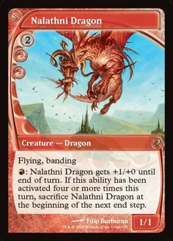 1x Nalathni Dragon - Foil NM-Mint, English Mystery Booster 2 MTG Magic - Image 1
