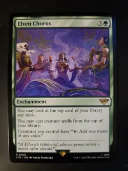 Elven Chorus NM Lord of the Rings MTG FREE SHIPPING - Image 1