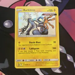 Pokemon TCG Xurkitree Hidden Fates SV14/SV94 Holo Shiny Holo Rare - Image 1