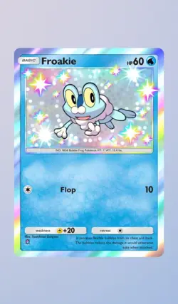Pokemon TCG Pocket, Shiny Froakie, Ultra Rare, 091/069, TRADE - Image 1