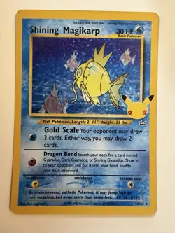 Pokemon TCG Shining Magikarp Card 66/64 Celebrations 25th Anniversary Edition - Image 1