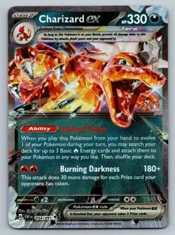 Charizard ex 054/091 - Paldean Fates Double Rare Holo Pokemon TCG - Image 1