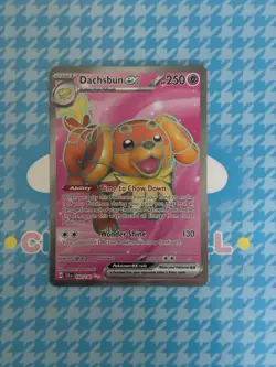 Pokemon TCG Dachsbun EX #160/142 Stellar Crown Ultra Rare - Image 2