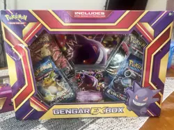 Pokemon TCG: Gengar - EX Box 2016 Discontinued RARE *See Description - Image 1