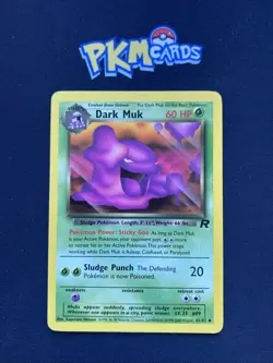Pokemon TCG Dark Muk Team Rocket 41/82 Regular LP. - Image 1