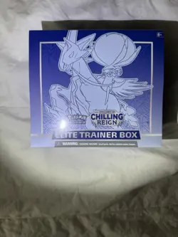 SEALED Pokemon Chilling Reign Ice Rider Calyrex ETB No tears great condition - Image 1
