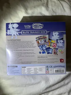 SEALED Pokemon Chilling Reign Ice Rider Calyrex ETB No tears great condition - Image 5