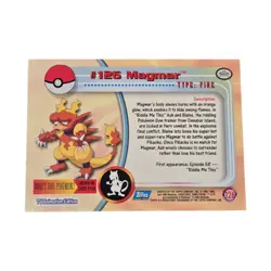 Topps Pokemon TV Animation Edition Series 3 Magmar #126 - Image 2