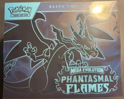 ‼Pokemon TCG: Mega Evolution ~ Phantasmal Flames Elite Trainer Box ETB ~ Sealed - Image 1