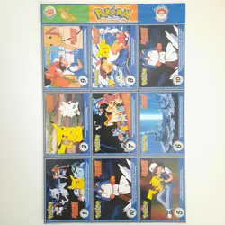 POKEMON 1st Movie 1999 Full Uncut Sheet SET #17 Master Trainer x Burger King CCG - Image 5