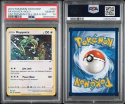 💎 PSA GEM MINT 10 💎 POKEMON SWSH BSP RAYQUAZA-HOLO CRZ PREM COLL-SEA & SKY 029 - Image 3