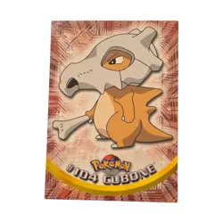 2000 Topps Pokemon TV Animation Edition Series 2 Cubone #104 Blue logo - Image 1