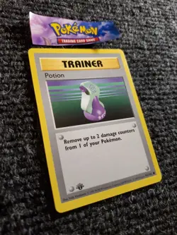 1999 POKEMON TRAINER Shadowless 1ST EDITION #94/102 POTION NM - Image 3