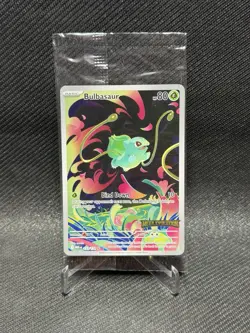 SEALED Pokemon TCG Bulbasaur Illustration Rare Mega Evolutions Stamped Promo - Image 1