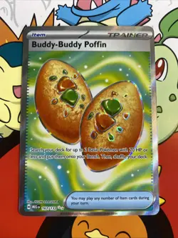 Buddy-Buddy Puffin 167/132 Mega Evolution Full Art Trainer Pokemon TCG NM - Image 1