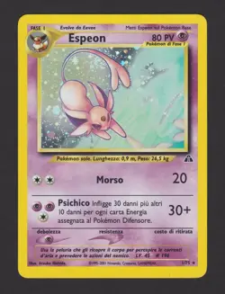 Espeon Holo Neo Discovery 1/75 ITA - Carta Pokemon Rara Olografica - Image 1