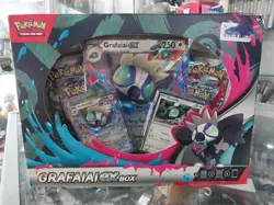 Grafaiai Ex Box POKEMON TCG with 4 Booster Packs - Image 2