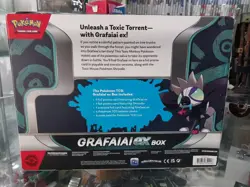 Grafaiai Ex Box POKEMON TCG with 4 Booster Packs - Image 5