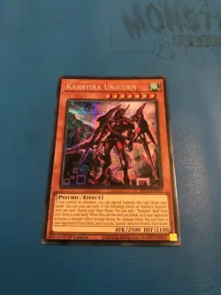 YUGIOH Secret Rare Kashtira Unicorn MP23-EN164 1st Edition - Image 1