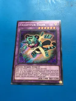 YUGIOH Secret Rare Frightfur Tiger FUEN-EN022 1st Edition - Image 1