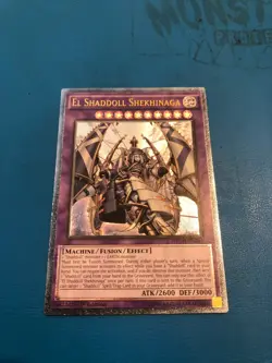 YUGIOH Ultimate Rare El Shaddoll Shekhinaga NECH-EN049 1st Edition - Image 1