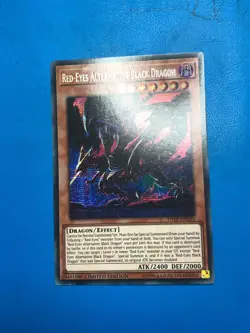 YUGIOH Secret Rare Red-Eyes Alternative Black Dragon TN19-EN005 - Image 1