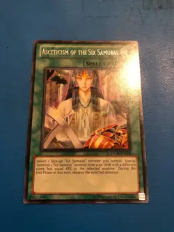 YUGIOH Rare Asceticism Of The Six Samurai STOR-EN050 - Image 1