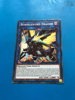 YUGIOH Secret Rare Borrelsword Dragon CYHO-EN034 1st Edition - Image 1