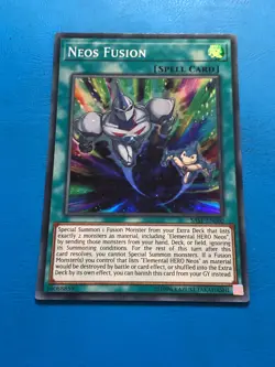 YUGIOH Super Rare Neos Fusion SAST-EN060 - Image 1