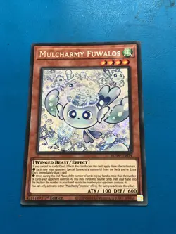 YUGIOH Secret Rare Mulcharmy Fuwalos ROTA-EN024 1st Edition - Image 1