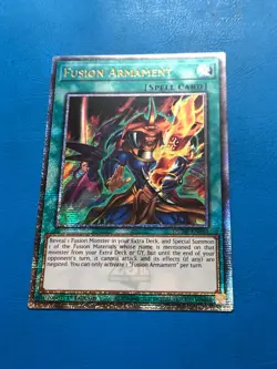 YUGIOH Quarter Century Rare Fusion Armament DUNE-EN061 1st Edition - Image 1
