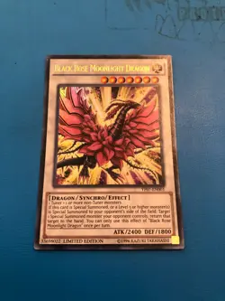YUGIOH Ultra Rare Black Rose Moonlight Dragon YF07-EN001 - Image 1