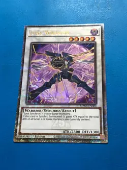 YUGIOH Quarter Century Rare Junk Warrior MZMI-EN000 1st Edition - Image 1