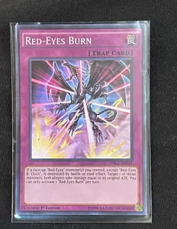 Red-Eyes Burn DRL2-EN021 Dragons of Legend 2 1st Edition - Image 1