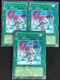YUGIOH SUMMONER’S ART TAEV-EN057 1ST RARE X3 (LP) - Image 1