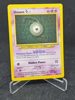 Pokemon Card Unown Z 60/105 Neo Destiny Uncommon - Image 1