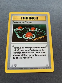 Pokemon Card Pokemon Center 1st Edition Base Set 85/102 HP - Image 5