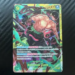 Roronoa Zoro OP06-118 SEC - One Piece TCG - English Card Near-Mint Secret Rare - Image 1